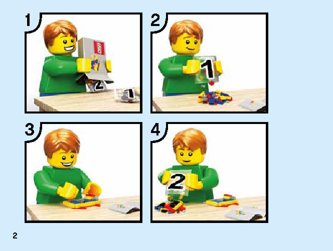 The Menace of Mysterio 76149 LEGO information LEGO instructions 2 page