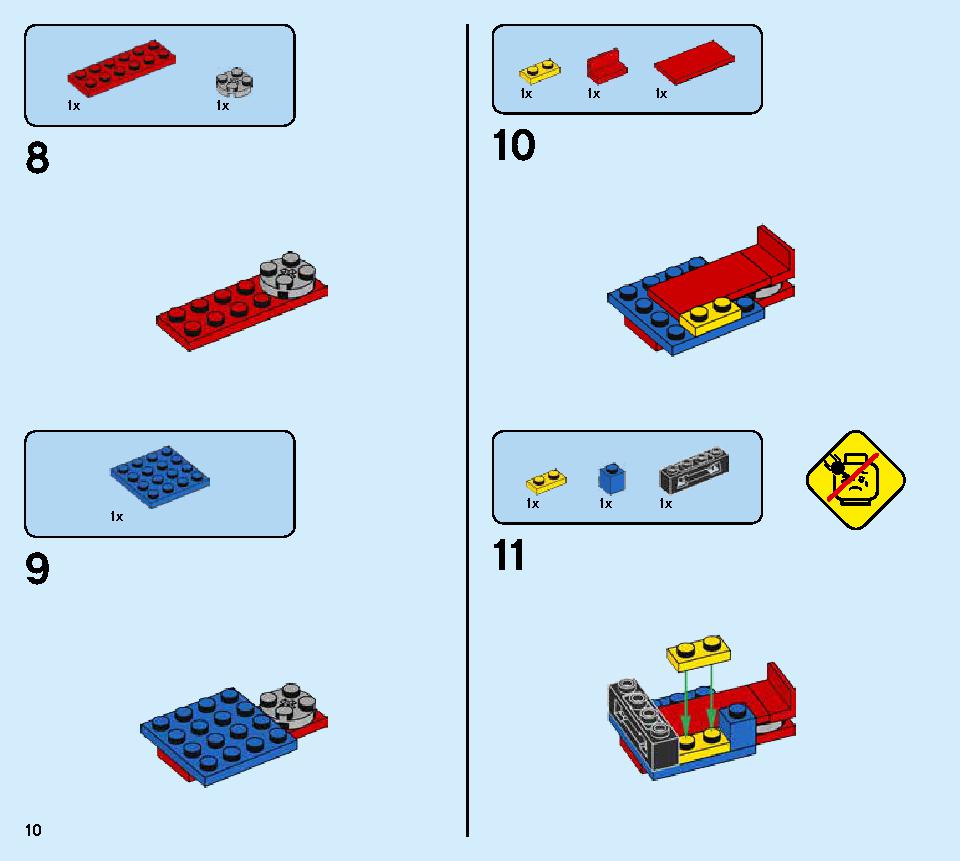 スパイダージェットとヴェノム・メカスーツの対決 76150 レゴの商品情報 レゴの説明書・組立方法 10 page