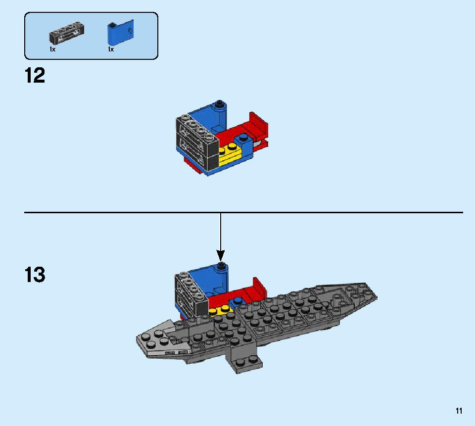 Spiderjet vs. Venom Mech 76150 LEGO information LEGO instructions 11 page