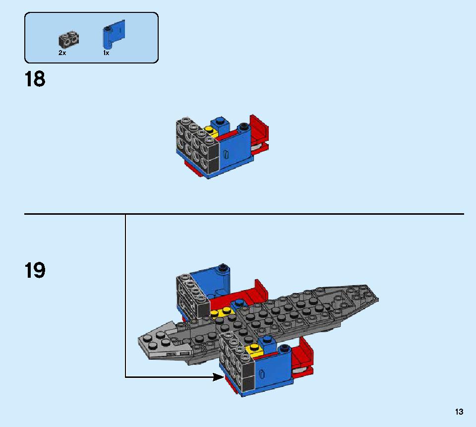 Spiderjet vs. Venom Mech 76150 LEGO information LEGO instructions 13 page