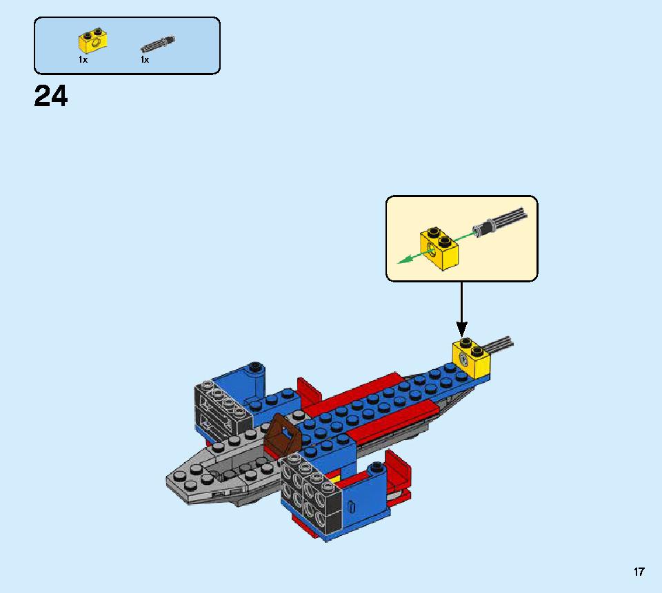 Spiderjet vs. Venom Mech 76150 LEGO information LEGO instructions 17 page