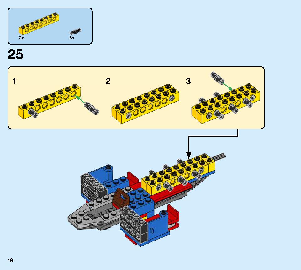 Spiderjet vs. Venom Mech 76150 LEGO information LEGO instructions 18 page