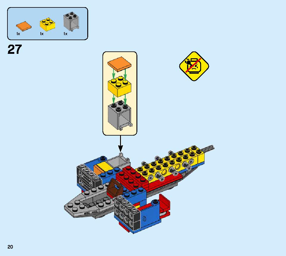 patrice undervandsbåd Spectacle Spiderjet vs. Venom Mech 76150 LEGO information LEGO instructions 21 page /  Brick Mecha