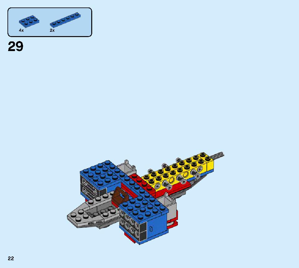 Spiderjet vs. Venom Mech 76150 LEGO information LEGO instructions 22 page