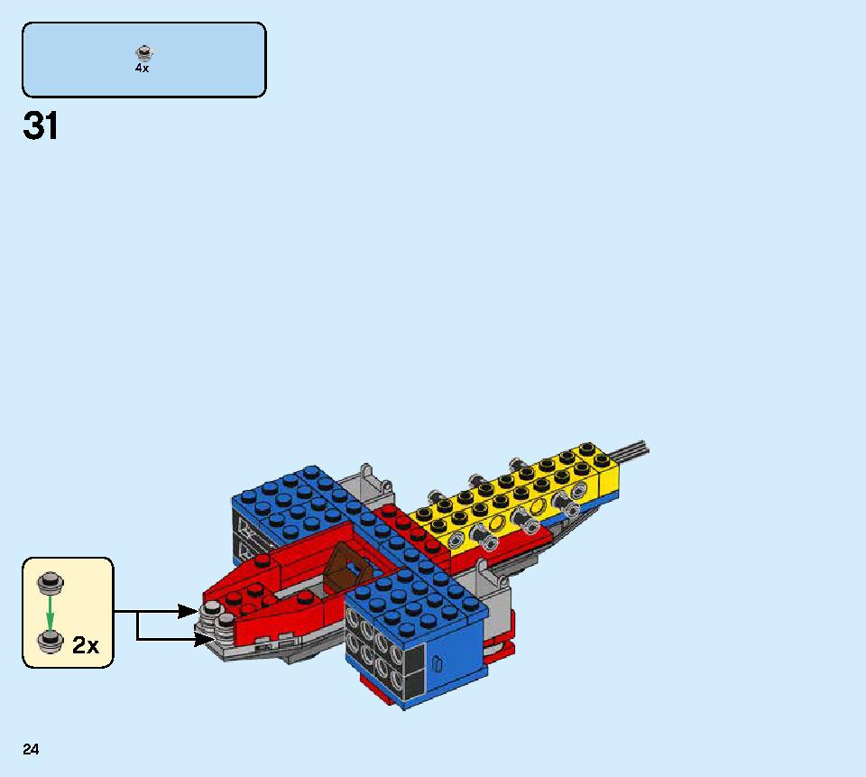 Spiderjet vs. Venom Mech 76150 LEGO information LEGO instructions 24 page