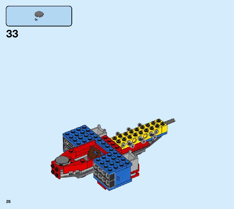 Spiderjet vs. Venom Mech 76150 LEGO information LEGO instructions 26 page