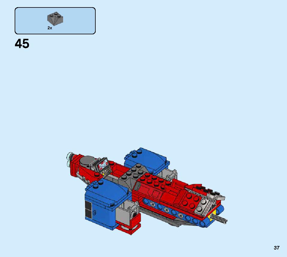 Spiderjet vs. Venom Mech 76150 LEGO information LEGO instructions 37 page