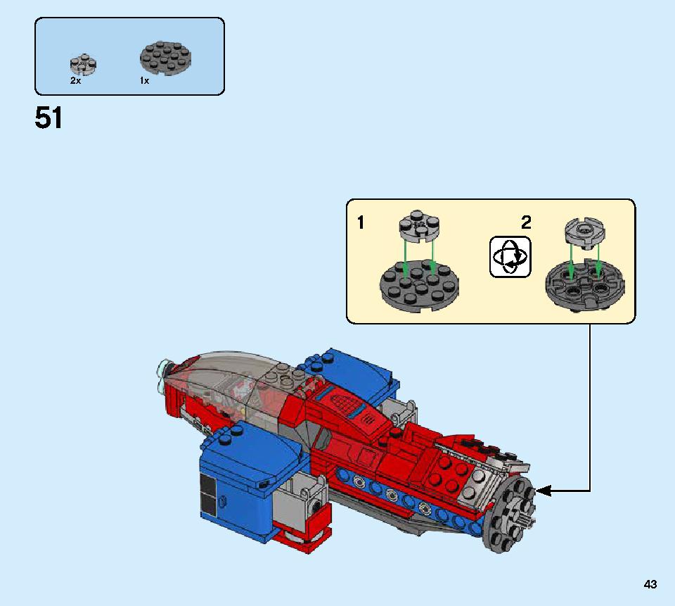Spiderjet vs. Venom Mech 76150 LEGO information LEGO instructions 43 page
