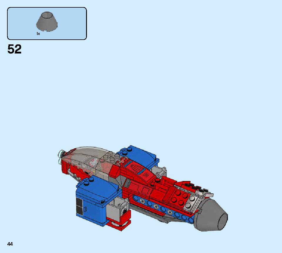 Spiderjet vs. Venom Mech 76150 LEGO information LEGO instructions 44 page