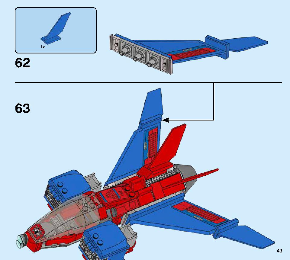 Spiderjet vs. Venom Mech 76150 LEGO information LEGO instructions 49 page