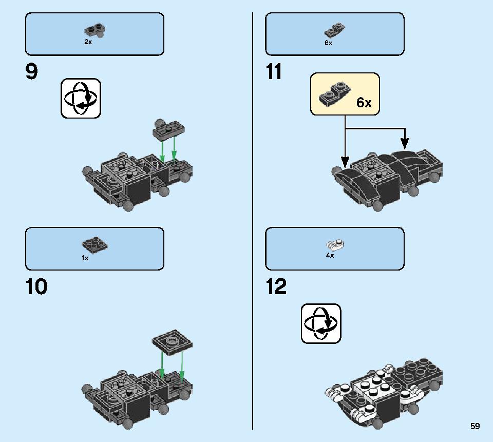 Spiderjet vs. Venom Mech 76150 LEGO information LEGO instructions 59 page