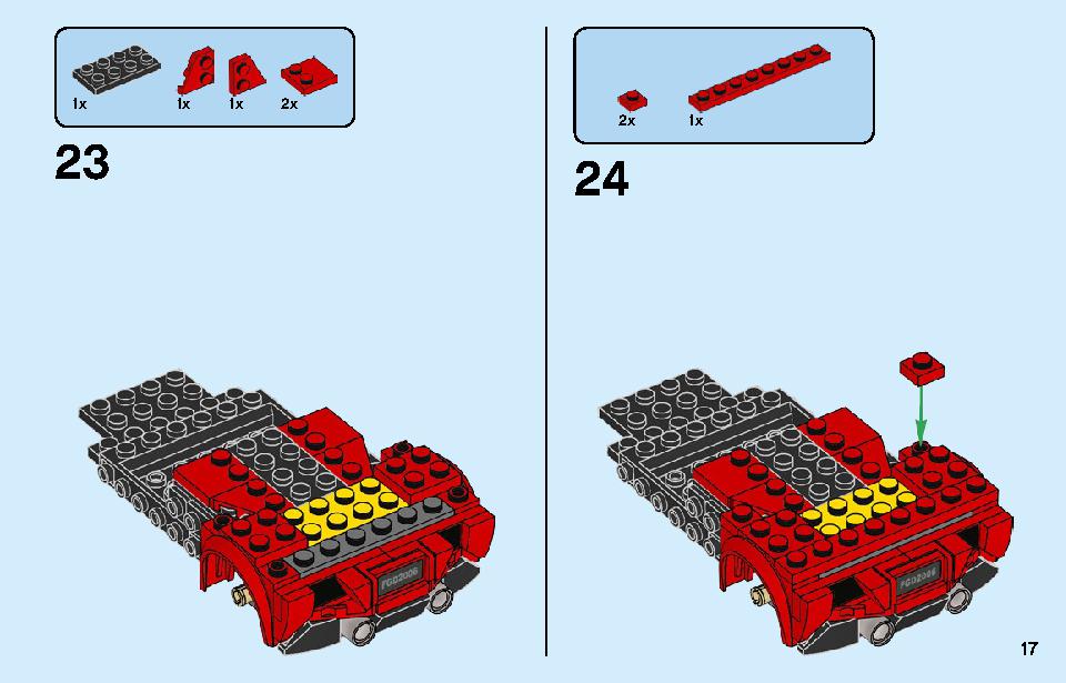 Ferrari F8 Tributo 76895 LEGO information LEGO instructions 17 page
