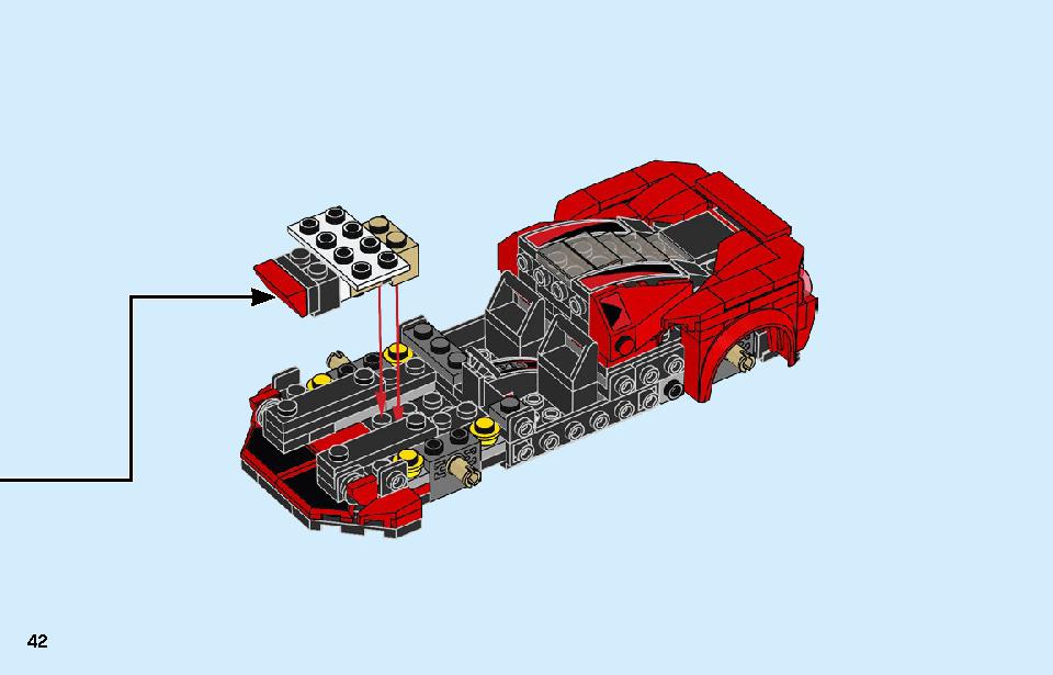 フェラーリ F8 トリビュート 76895 レゴの商品情報 レゴの説明書・組立方法 42 page