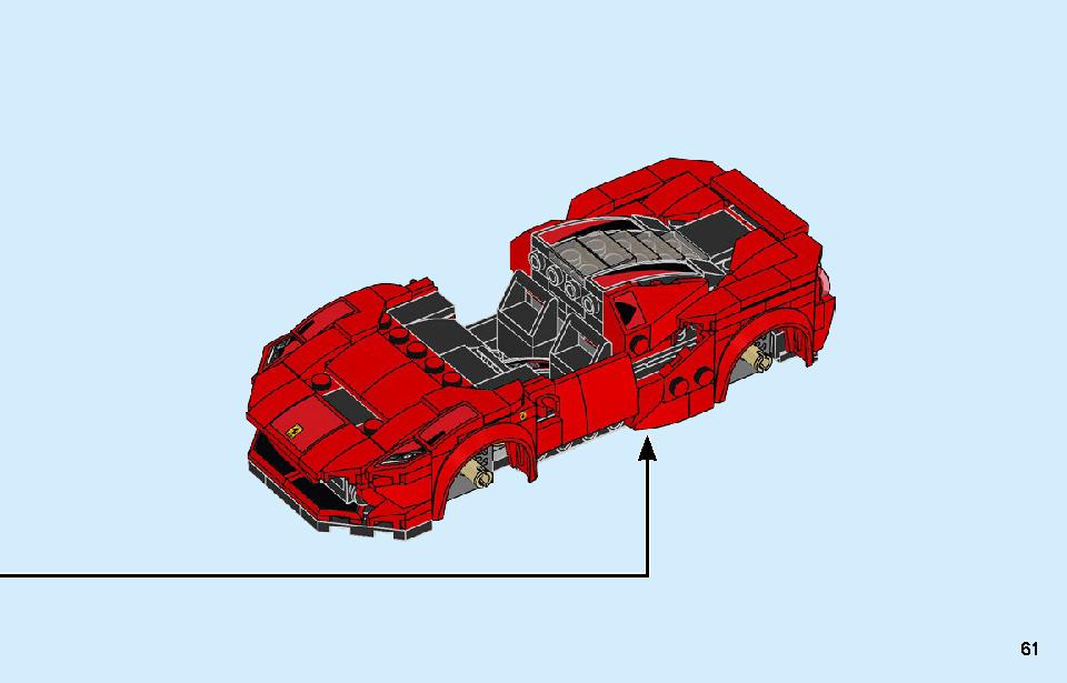 フェラーリ F8 トリビュート 76895 レゴの商品情報 レゴの説明書・組立方法 61 page