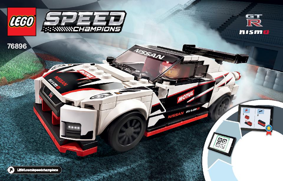 Nissan GT-R NISMO 76896 LEGO information LEGO instructions 1 page