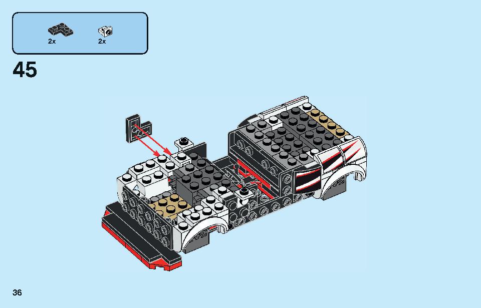 Nissan GT-R NISMO 76896 LEGO information LEGO instructions 36 page