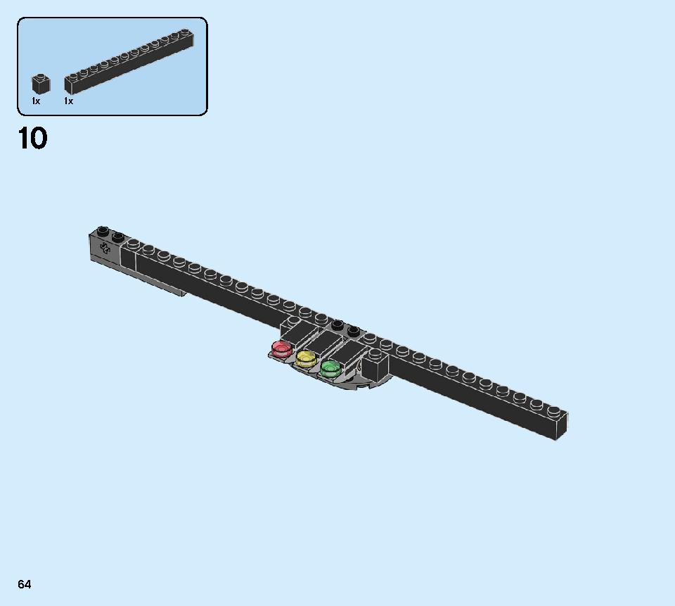 포뮬라 E 파나소닉 재규어 레이싱 GEN2 & 재규어 I-PACE 이트로피 76898 레고 세트 제품정보 레고 조립설명서 64 page