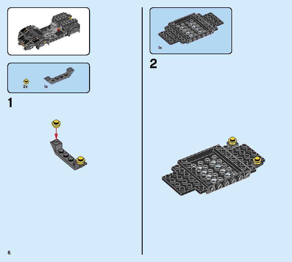 ランボルギーニ ウルスST-X ＆ ウラカン・スーパートロフェオ EVO 76899 レゴの商品情報 レゴの説明書・組立方法 6 page