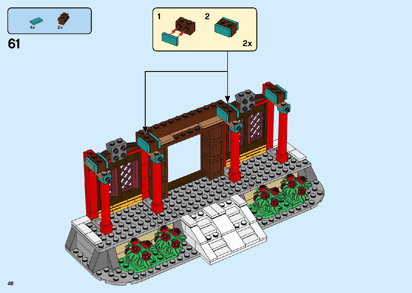 Chinese New Year Temple Fair 80105 LEGO information LEGO instructions 48 page