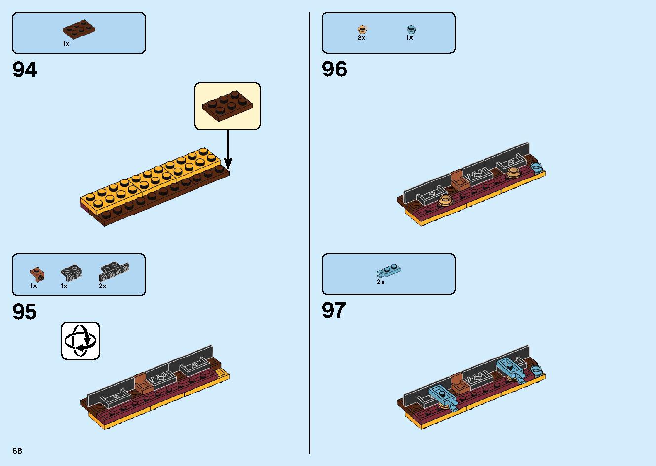 春節のお祝い 80105 レゴの商品情報 レゴの説明書・組立方法 68 page