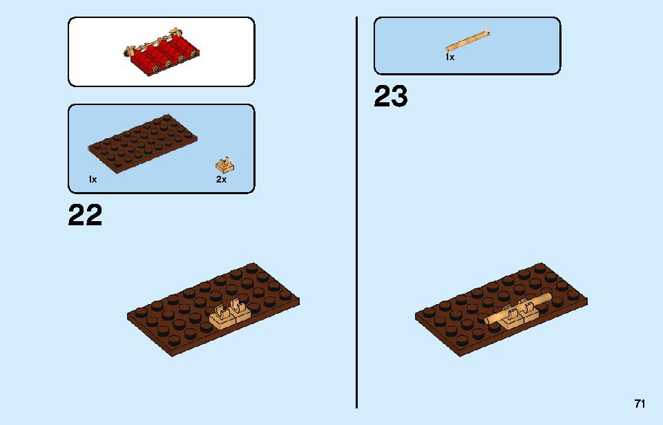 Chinese New Year Temple Fair 80105 LEGO information LEGO instructions 71 page