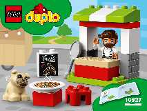 10927 Pizza Stand LEGO information LEGO instructions LEGO video review