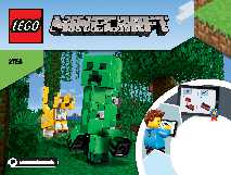 21156 BigFig Creeper and Ocelot LEGO information LEGO instructions LEGO video review