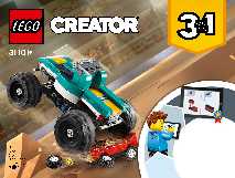31101 モンスタートラック レゴの商品情報 レゴの説明書・組立方法 レゴ商品レビュー動画