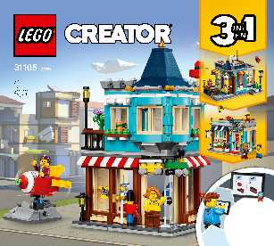 31105 Townhouse Toy Store LEGO information LEGO instructions LEGO video review