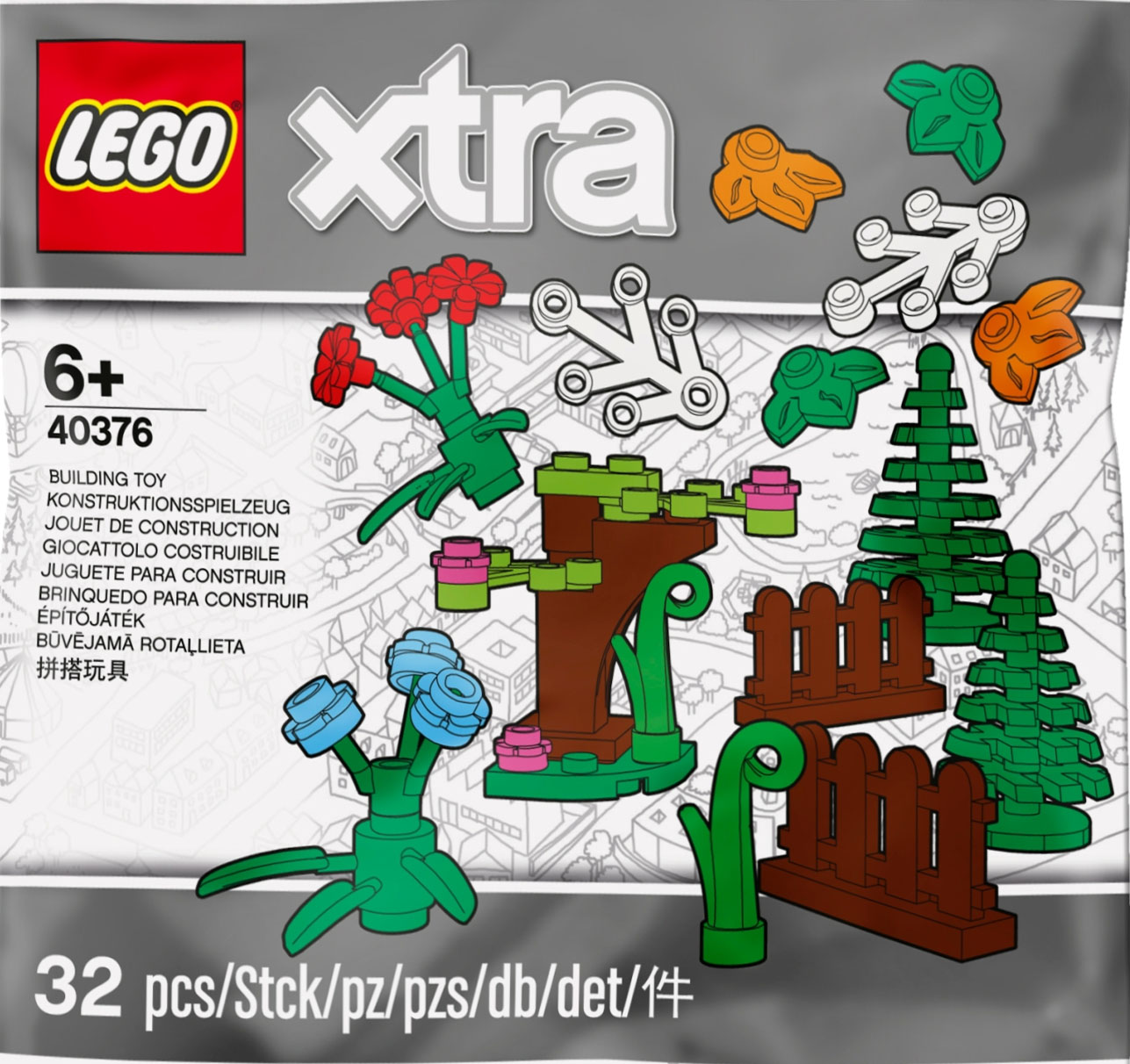 40376 Botanical Accessories LEGO information LEGO instructions LEGO video review