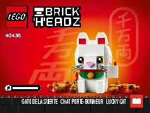 40436 Lucky Cat LEGO information LEGO instructions LEGO video review