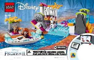 41165 アナと雪の女王２‟アナとオラフのリバートリップ” レゴの商品情報 レゴの説明書・組立方法 レゴ商品レビュー動画