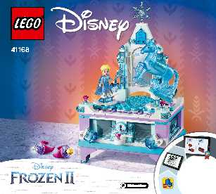 41168 Elsa's Jewelry Box Creation LEGO information LEGO instructions LEGO video review