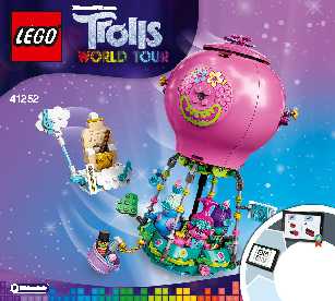 41252 Poppy's Hot Air Balloon Adventure LEGO information LEGO instructions LEGO video review