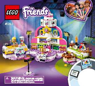 41393 フレンズのお菓子作りコンテスト レゴの商品情報 レゴの説明書・組立方法 レゴ商品レビュー動画