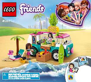 41397 エマのフレッシュジュース・ワゴン レゴの商品情報 レゴの説明書・組立方法 レゴ商品レビュー動画
