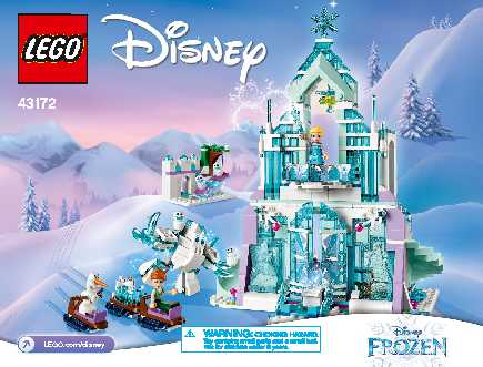 43172 Elsa's Magical Ice Palace LEGO information LEGO instructions LEGO video review