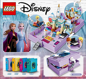 43175 Anna and Elsa's Storybook Adventures LEGO information LEGO instructions LEGO video review