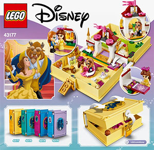 43177 Belle's Storybook Adventures LEGO information LEGO instructions LEGO video review