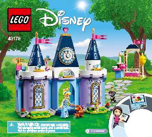 43178 Cinderella's Castle Celebration LEGO information LEGO instructions LEGO video review