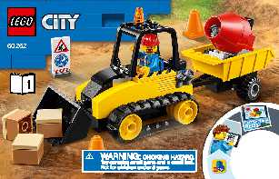 60252 Construction Bulldozer LEGO information LEGO instructions LEGO video review