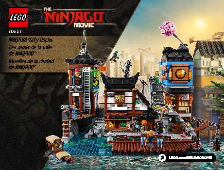 70657 Ninjago City Docks LEGO information LEGO instructions LEGO video review