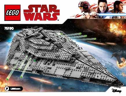 75190 First Order Star Destroyer LEGO information LEGO instructions LEGO video review