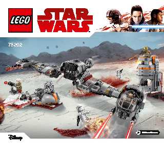 75202 Defense of Crait LEGO information LEGO instructions LEGO video review