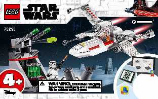 75235 X-Wing Starfighter Trench Run LEGO information LEGO instructions LEGO video review