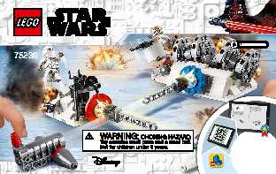 75239 Action Battle Hoth Generator Attack LEGO information LEGO instructions LEGO video review