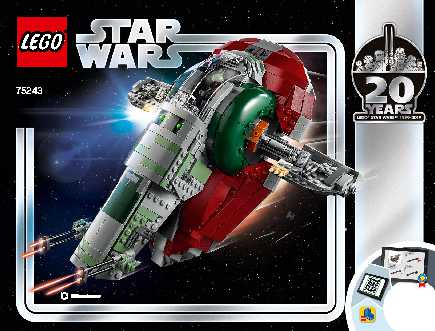 75243 Slave I - 20th Anniversary Edition LEGO information LEGO instructions LEGO video review