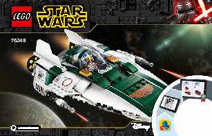 75248 Resistance A-Wing Starfighter LEGO information LEGO instructions LEGO video review