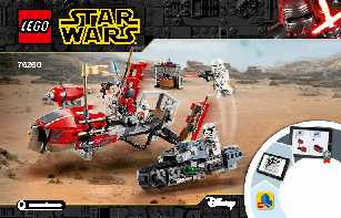 75250 Pasaana Speeder Chase LEGO information LEGO instructions LEGO video review