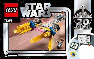 75258 Anakin's Podracer - 20th Anniversary Edition LEGO information LEGO instructions LEGO video review